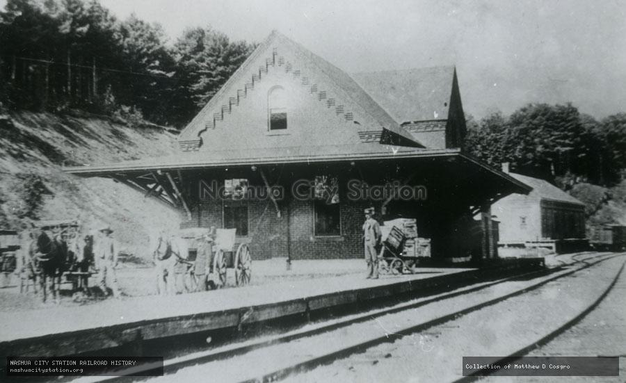 Postcard: Conway, Massachusetts Station